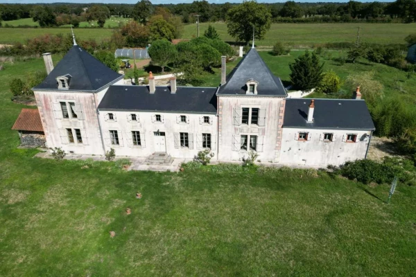 Charming, Newly Renovated French Chateau Set in 14 Acres of Land and Providing Spacious and Versatile Living Spaces, Inc